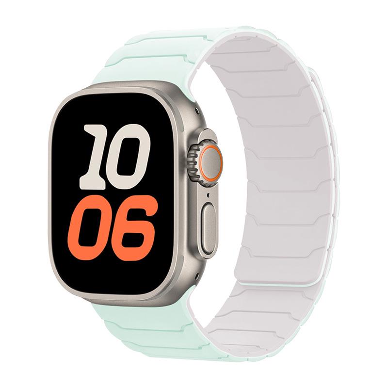 Apple iWatch S1098 Силиконовый Магнитный Спортивный Ремешок S7654 S321SE