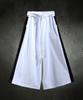 Kileutimuka Embroidered Black Rope Wide Pants White
