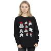 Disney Womens/Ladies Minnie Mickey Photo Poses Sweatshirt