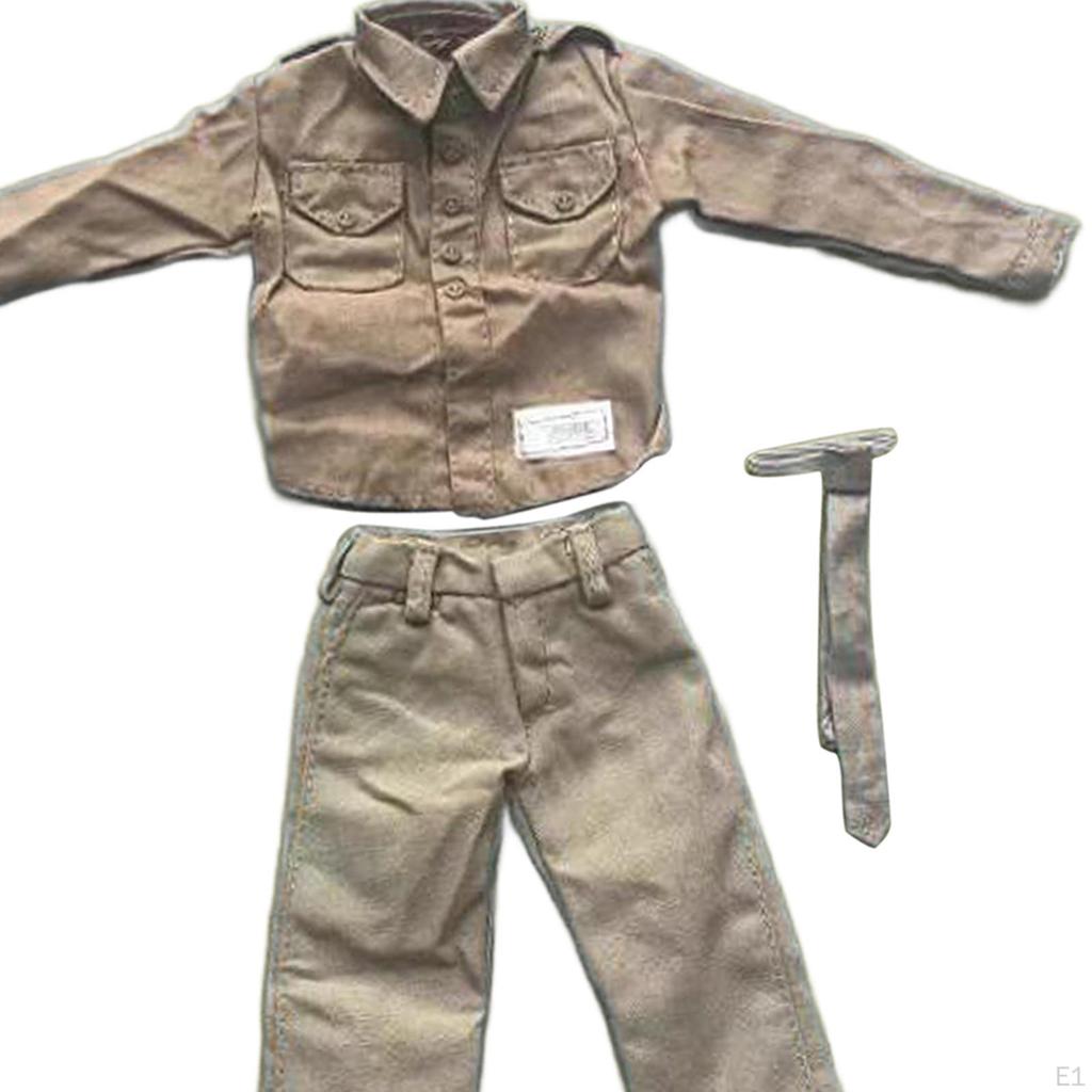 1/6 Мужская фигурка Одежда, 12" Солдатская экипировка Куртка и штаны Аксессуары, Тренировочная форма,