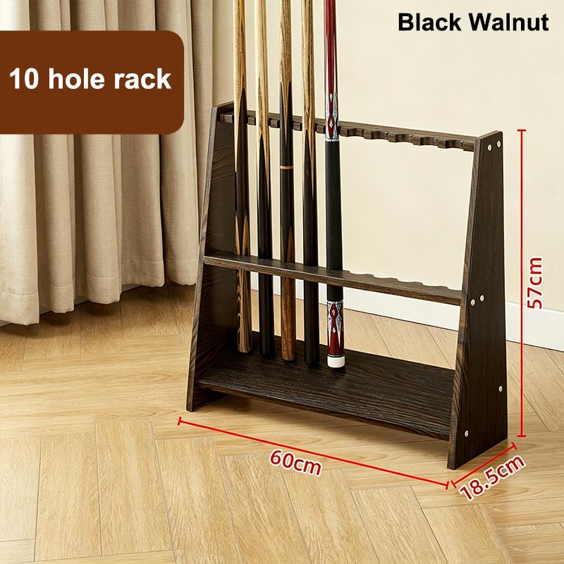 Напольная стойка для 10 киев для бильярда, freestanding, с отделениями, органайзер для киев в бильярдной комнате