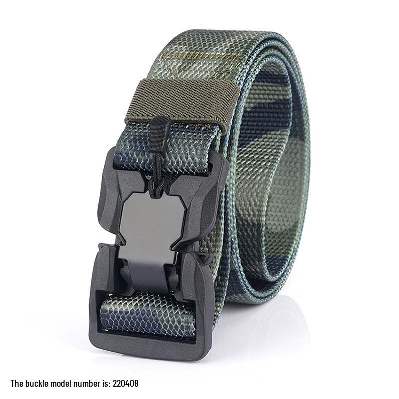 Men's Tactical Outdoor Belt - Military, Work, Casual Canvas Nylon Leather