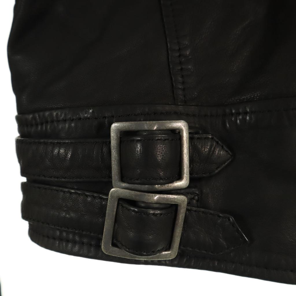 MACPHEE Кожаная куртка-косуха из овчины 36 черный Tomorrowland Женская Б/У