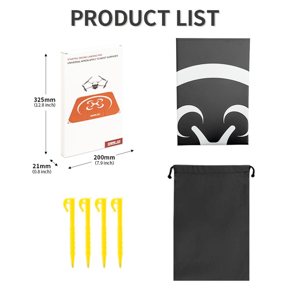 Landing Pad Double Side Foldable Drones Landing Pad for DJI Mini 3 Pro AVATA Air 2S Drone Pad Waterproof Ground Accessories