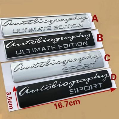 Автомобильный почерк SV Autobiography Ultimate Edition, спортивный значок-эмблема для La/nd Rov/er R/ange Ro/ver Exe/cutive Limi/ted, наклейка