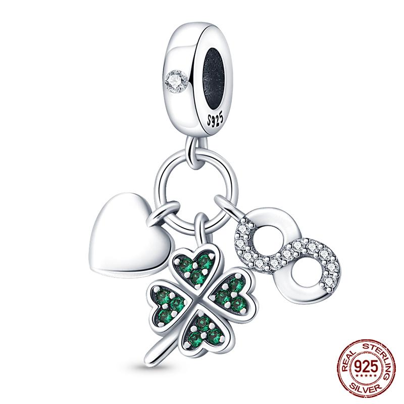 Fit Qikaola Original Bracelet Copper Flower Bird Series Charms Beads For Women Fashion Diy Jewelry Gifts Making