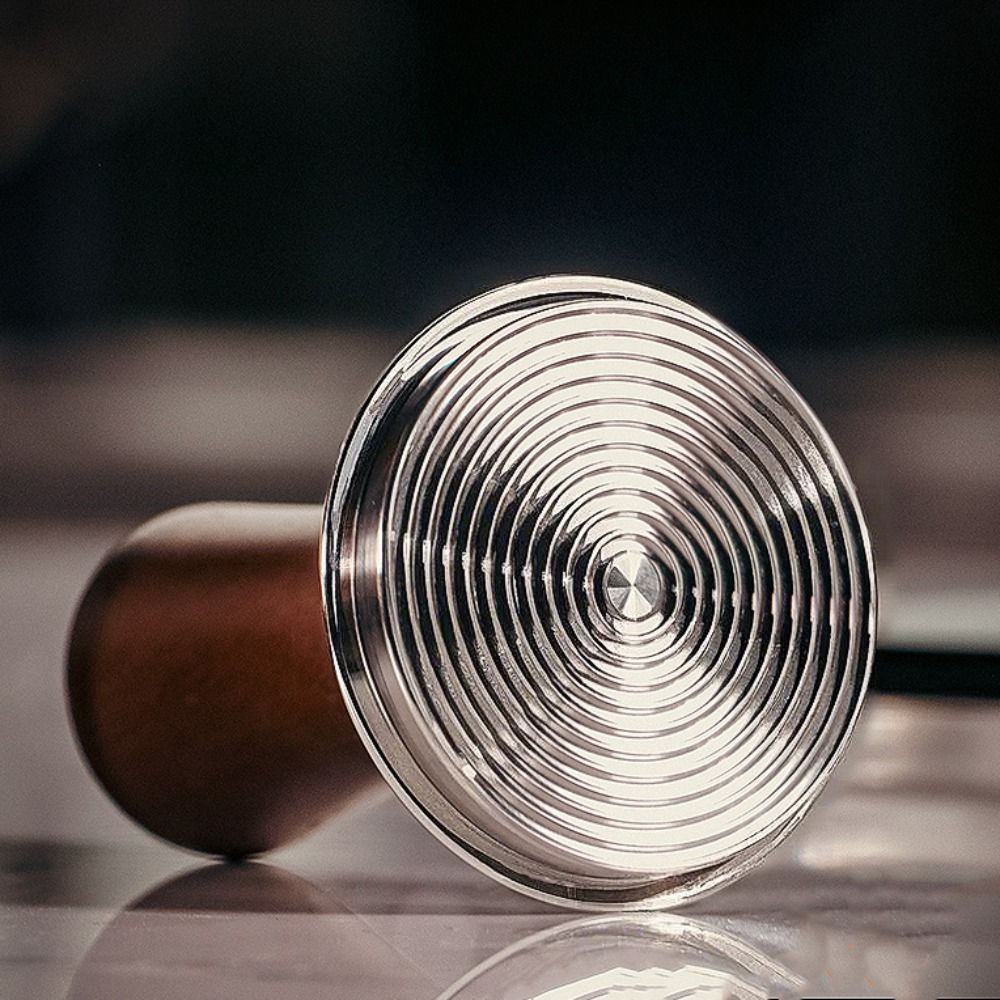 Self-rebounding Coffee Tamper Flat/threaded Bottom Coffee Powder Press  Expresso Accessories