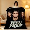 Плед T-Teen W-Wolf Плетение Высокой Плотности Короткий Плюш Мягкий Подходит для Кожи для Дивана Дремоты Кондиционируемой Комнаты