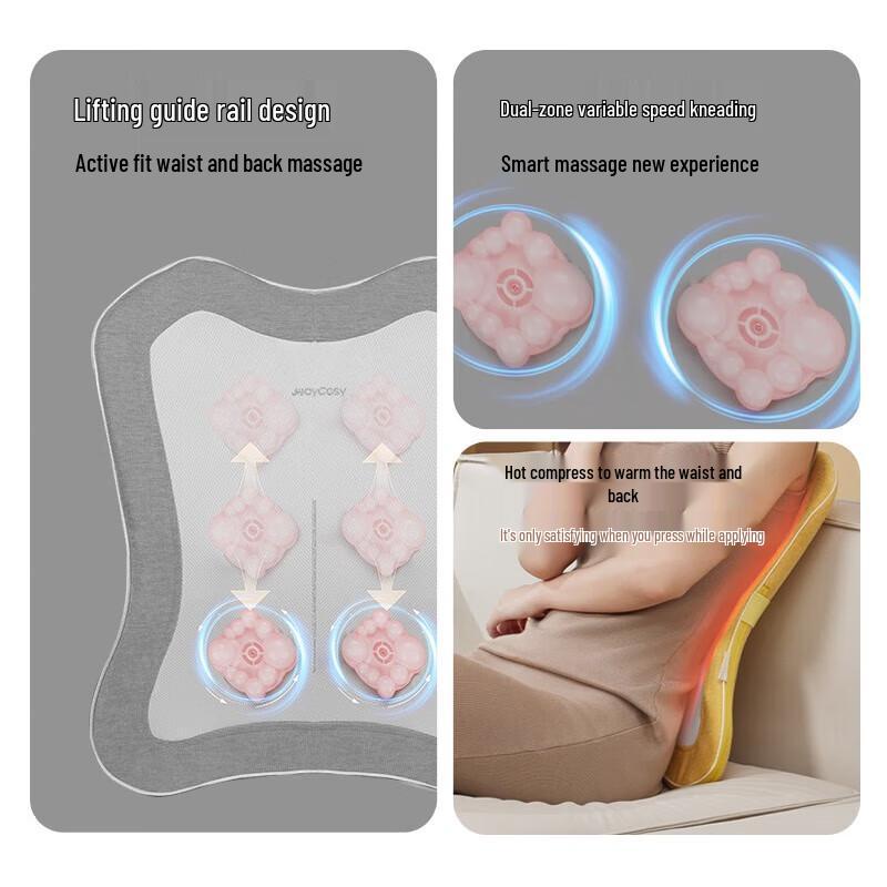 R3 Heated Shiatsu Massager for Waist, Back & Neck CN plug (adapter included)