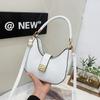 2023 New Fashion Shoulder Bag Casual Crossbody Bag Simple Chic Handbag Street Style Trendy Crescent Bag