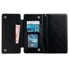 Stand Case for Samsung Galaxy S24+ Shell Detachable 2-in-1 Wallet Phone Cover - Black