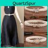 Элегантная Жемчужная Цепочка на Талию для Женщин с Регулируемым Эластичным Поясом для Летнего Модного Аксессуара