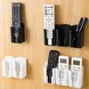 3Pcs Remote Control Bracket High Durability Easy To Install Wall-Mounted Air Conditioning Remote Control Storage Box