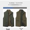 Мужской зимний жилет Plus Velvet Multi-Pocket Vest - Outdoor Fishing & Workwear