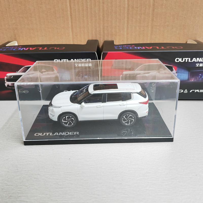 1/43 Mitsubishis Outlander SUV Alloy Car Model Diecast Metal Off-road Vehicle Car Model Simulation Miniature Scale Kids Toy Gift