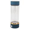 Hydrogen Water Bottle 420ml Rechargeable SPE PEM Technology Portable Hydrogen Rich Water Glass Cup