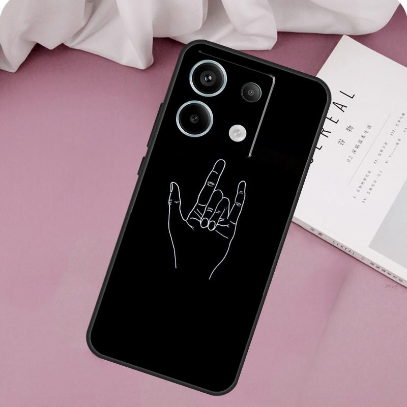Чехол Rock Roll Skull для Xiaomi Redmi Note 14 13 12 11 10 9 15 Pro Plus Redmi 15 14C 10C 12C 13C 15C
