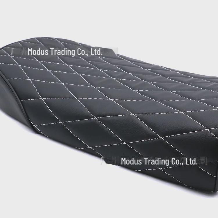 Retro Motorcycle Seat Cushion: Pearl River CG125 Cafe Racer Cross-Rider Flat Peak Caterpillar Bag