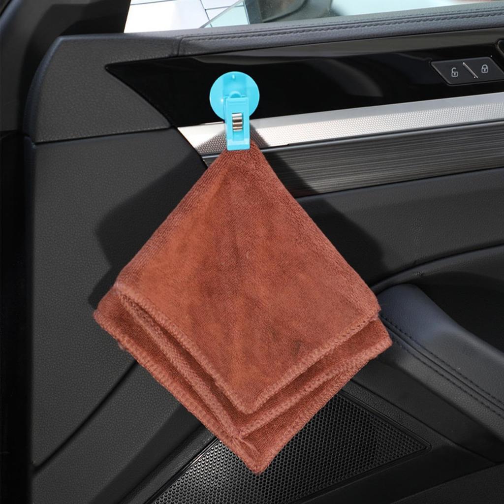 2 Pcs Car Suction Cup Ticket Clip with Strong Suction Cup Holds Securely Size