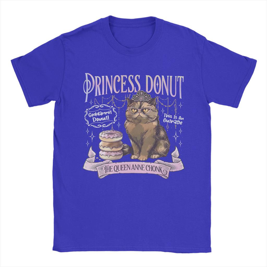 Princess Donut Dungeon Crawler Carl T Shirt for Men Cotton Funny TShirts O Neck Tee Shirt Short Sleeve Tops New Arrival