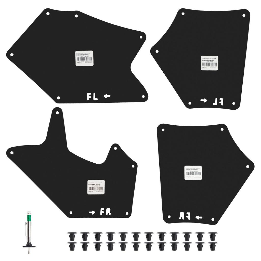 Для Toyota Tundra Sequoia 2007-брызговики, накладки на крылья, щит, фартук, уплотнение протектора шины, датчик глубины тормоза