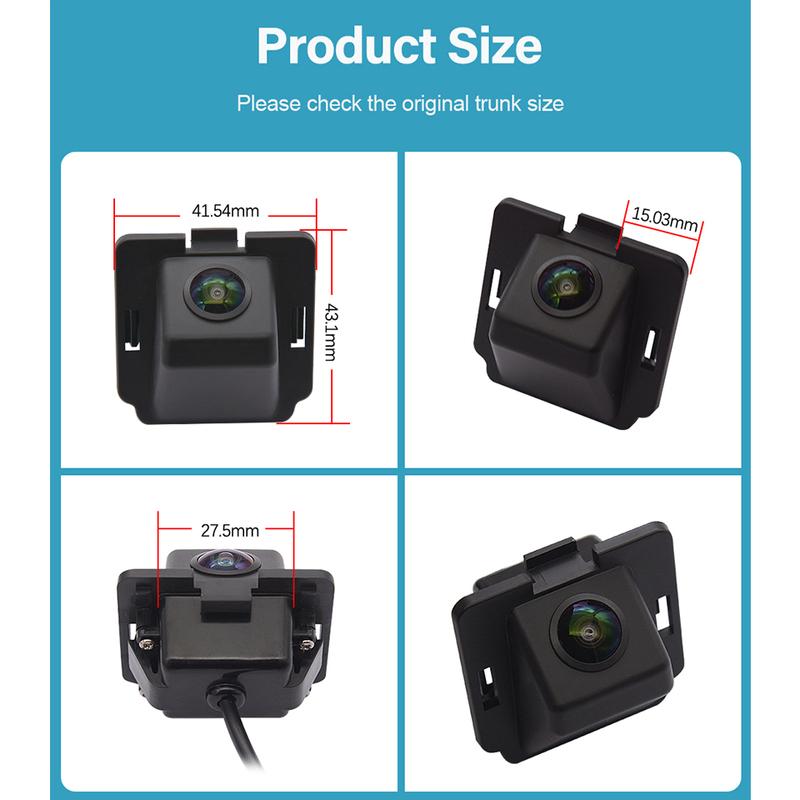 Dynamic Trajectory HD 1080P Rear View Camera For Mitsubishi Outlander XL Citroen C-Crosser Peugeot 4007 Night Vision Car