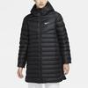 Nike Спортивная куртка Windrunner Down-Fill Warm Solid Color Mid-Length с капюшоном Winter Women Upper Clothing Black CU5092-010