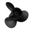 Outboard Propeller 3 Blades 10 1 4in Diameter 14 Tooth Aluminium Alloy Replacement for Johnson 15‑35HP