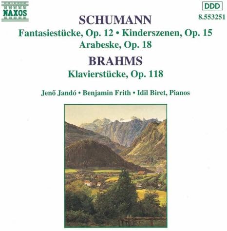 CD BRAHMS; SCHUMANN - Piano Music 8553251 Japan Classical Used