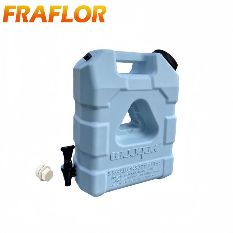 20 LiterS 21L Food Grade LLDPE Fresh Water Holding Tank for Truck Trailer RV Car Camping Drinking Water Bucket Water Storage Box