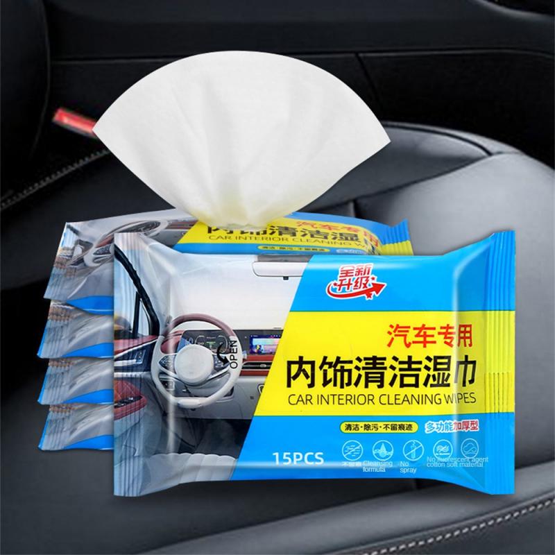 1~8 шт. 15 салфеток для автомобиля, нежные многофункциональные аксессуары для салона автомобиля, салфетки для чистки салона, универсальные салфетки для удаления пыли с поверхности