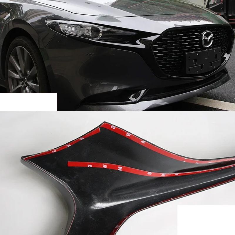Car Grille Trim Strip Frame Front Bumper Racing Grills Cover Trim for Mazda 3 2020-2023 FF29