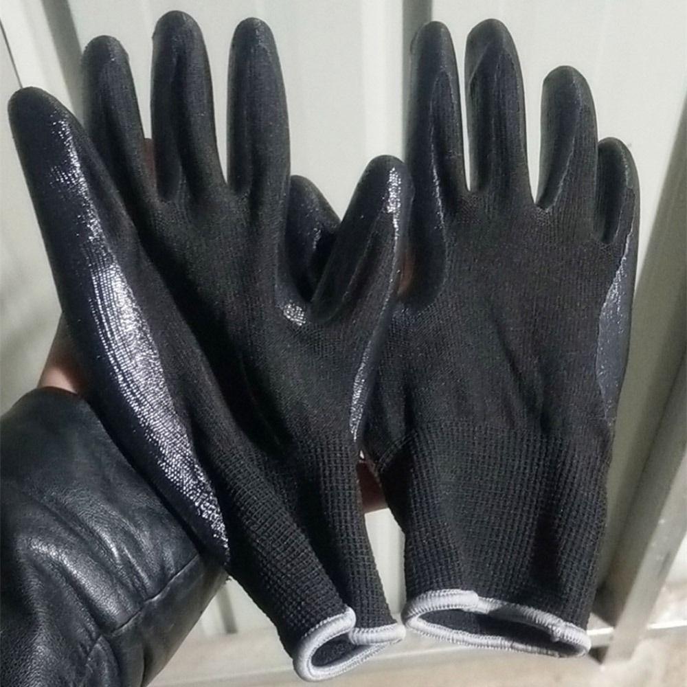 Chasing The Sea Anti Cutting Gloves Black Work Gloves Tool Protective Mittens  3~15 Year Old/Adult