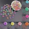 40 шт. 12 мм акриловые прозрачные матовые цветы свободные бусины кулон ожерелье браслет DIY для изготовления ювелирных изделий