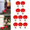10 автоматических поилок для кур, безопасных, большой вместимости, легко устанавливаются, подходят для домашней птицы (кур, уток, гусей и других крупных пород).