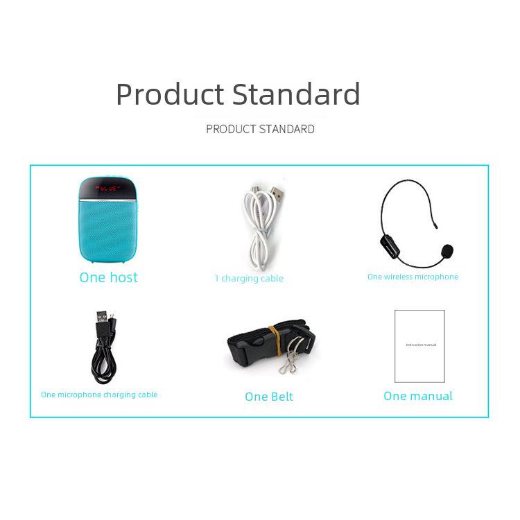 APORO T2UHF Bluetooth Мини-динамик на поясе и гарнитура для учителя