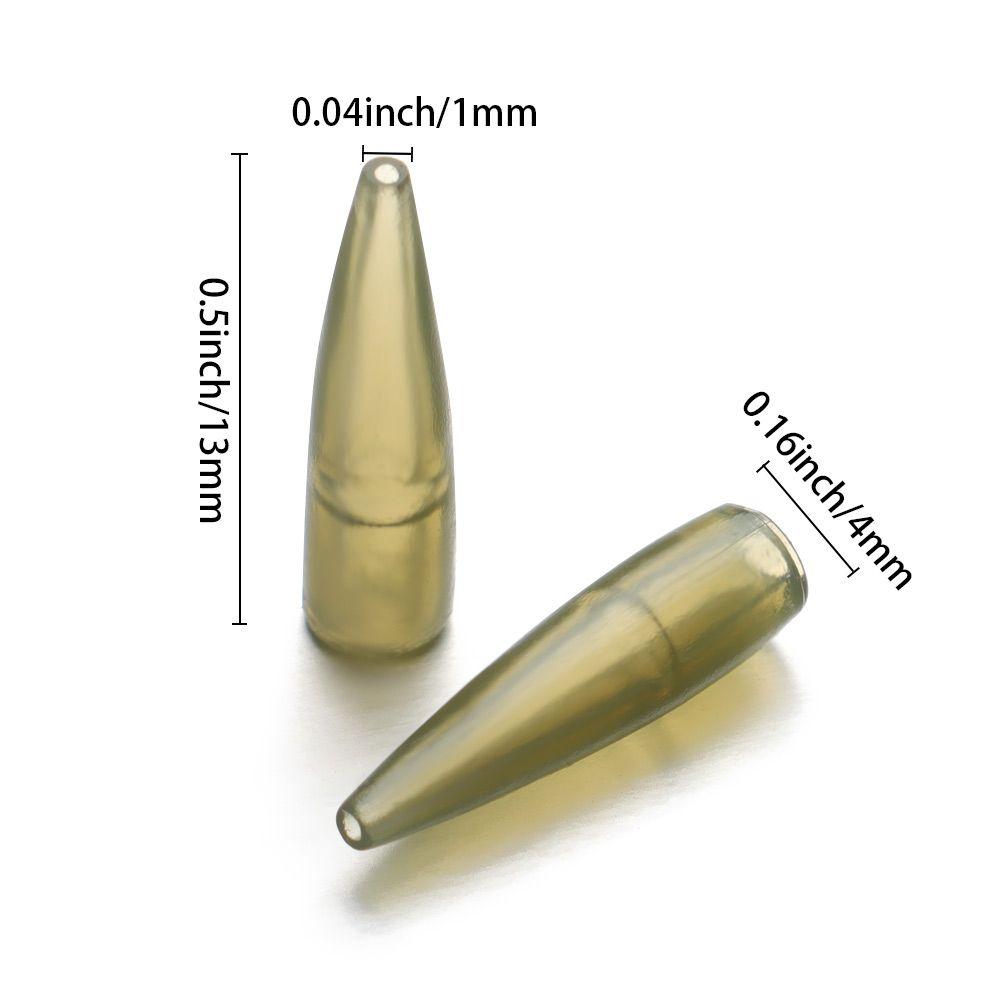 Rubber Anti Tangle Sleeve Tail Rubber Cone Connect with Fishing Hook Micro Carp Fishing Accessories