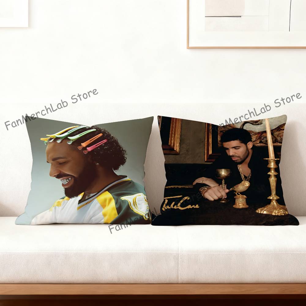 Rapper DDrake Pillowcase Pillowslip Cushion Plush Boys Girls Cartoon Anime Kawaii Decoration Kids Birthday Cute Gifts