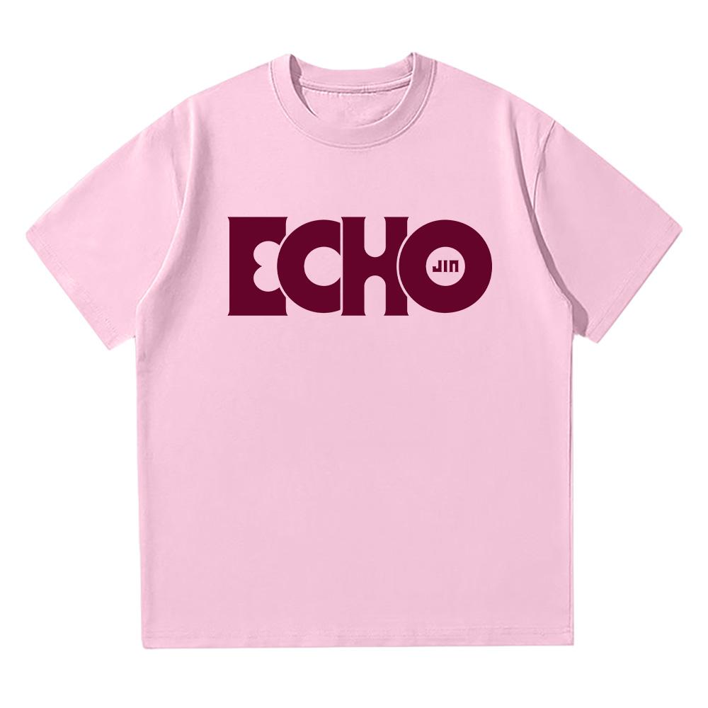Jin Echo Solo Album T-shirt Fashion Men/Womne New Album 2025 Y2K T-Shirt Unisex High Quality Vintage Cool Cotton Tee Korean Kpop