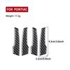 4x Black Real Carbon Fiber Interior Door Handle Cover Trim For Pontiac G8 08-09