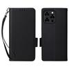 For Doogee Note 58 Pro/Note 58 Case with Wrist Strap Litchi Texture PU Leather Wallet Phone Cover