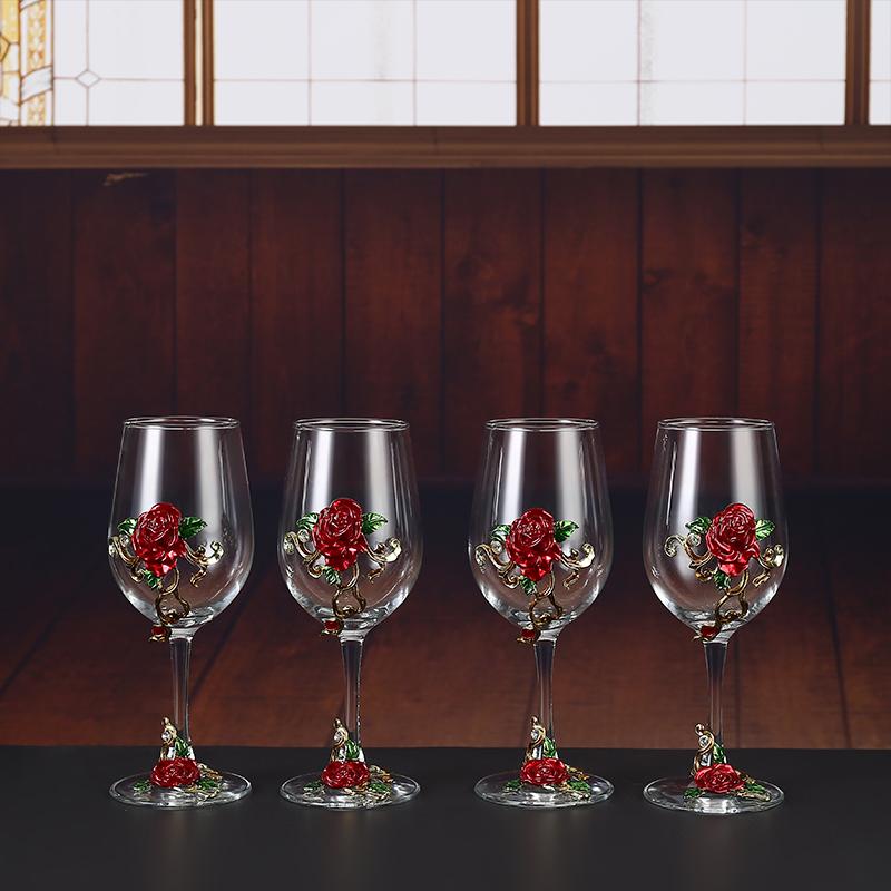 Металлический хрустальный бокал, набор бокалов для красного вина, графин, бутыль, диспенсер для вина, винный набор, барная посуда, барные наборы, посуда для напитков, изысканный подарок