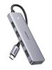 Хаб UGREEN с USB 15 см или 5 Гбит/с, светодиод данных, питание, совместим с USB-накопителями и устройствами с низким энергопотреблением, совместим с и другими, USB-C хаб, 4 порта Type-C 3.0