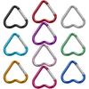 Tool Water Bottle Hanging Keychain Clip Keyring Hook Heart-shaped Buckles Aluminum Carabiner