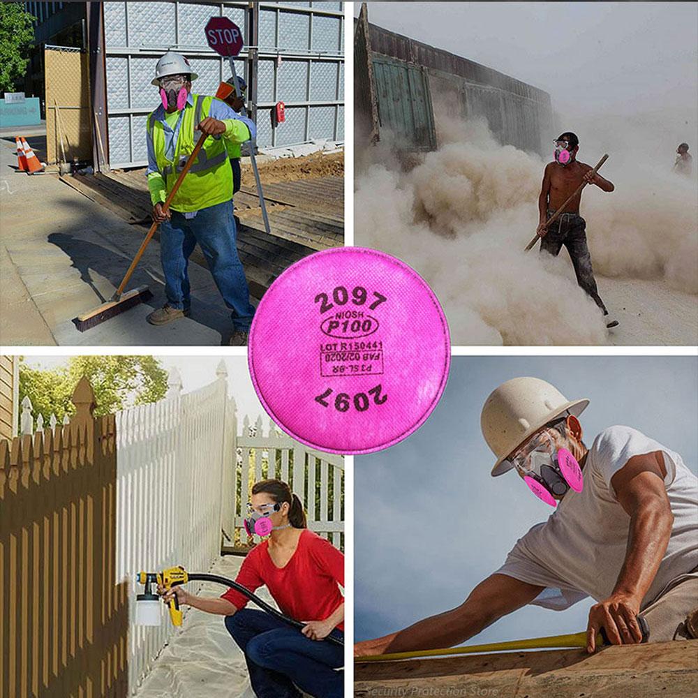 7502 Респираторная маска Защитная маска Промышленная окраска Спрей Пыль Противогаз с 501 5N11 6001CN Химическая полумаска для лица