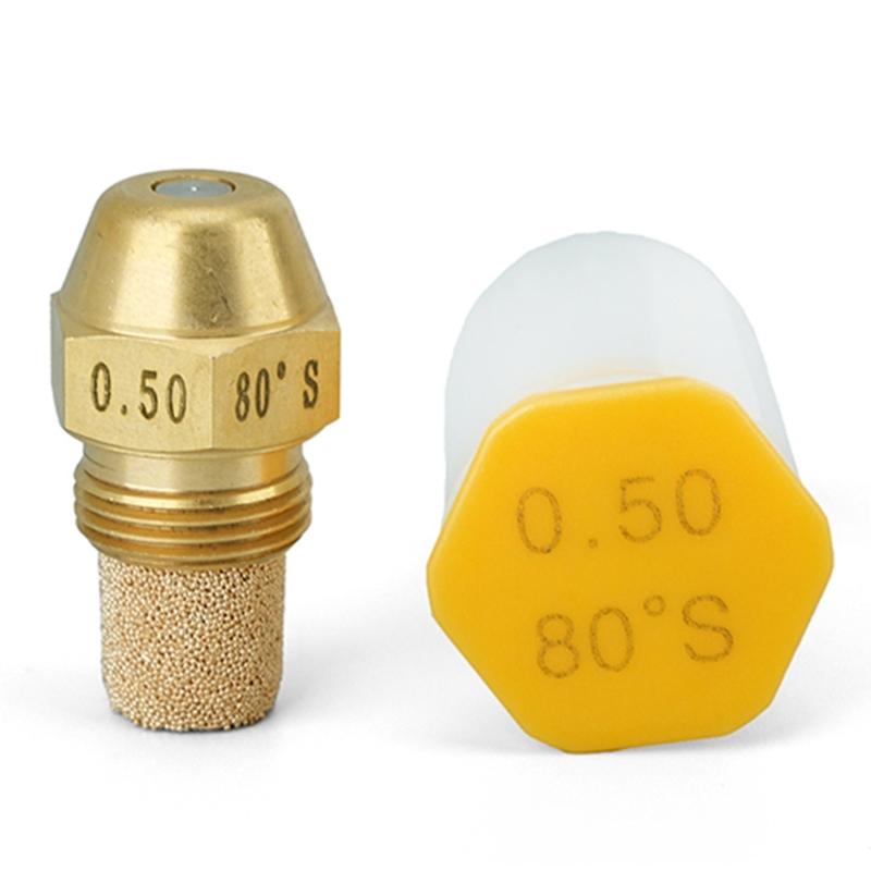 Промышленная металлическая форсунка 80 градусов, усиленная металлическая форсунка для оборудования для сжигания топлива, варианты 14 GPH