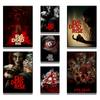 Винтажный постер фильма ужасов Evil Dead Rise Отчужденные сестры Современные принты Холст Живопись Настенные картины Домашний декор для гостиной