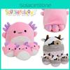 Супермягкие плюшевые игрушки Squishmallow Аквалотль, кукла-животное, детский рождественский подарок на день рождения