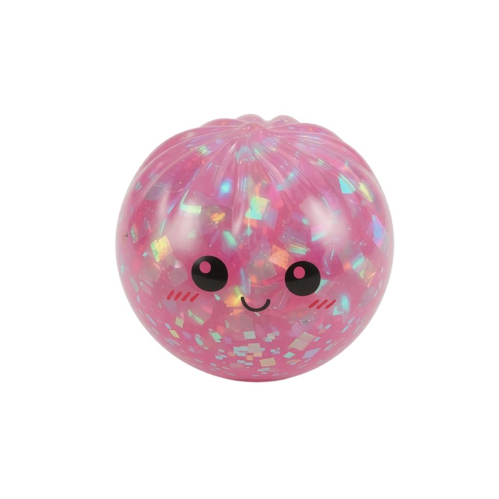 Squishy Bun Stress Relief Toy Slow Rising Soft Foam Squeeze Toy with Steamer Shape for Sensory and Anxiety Relief