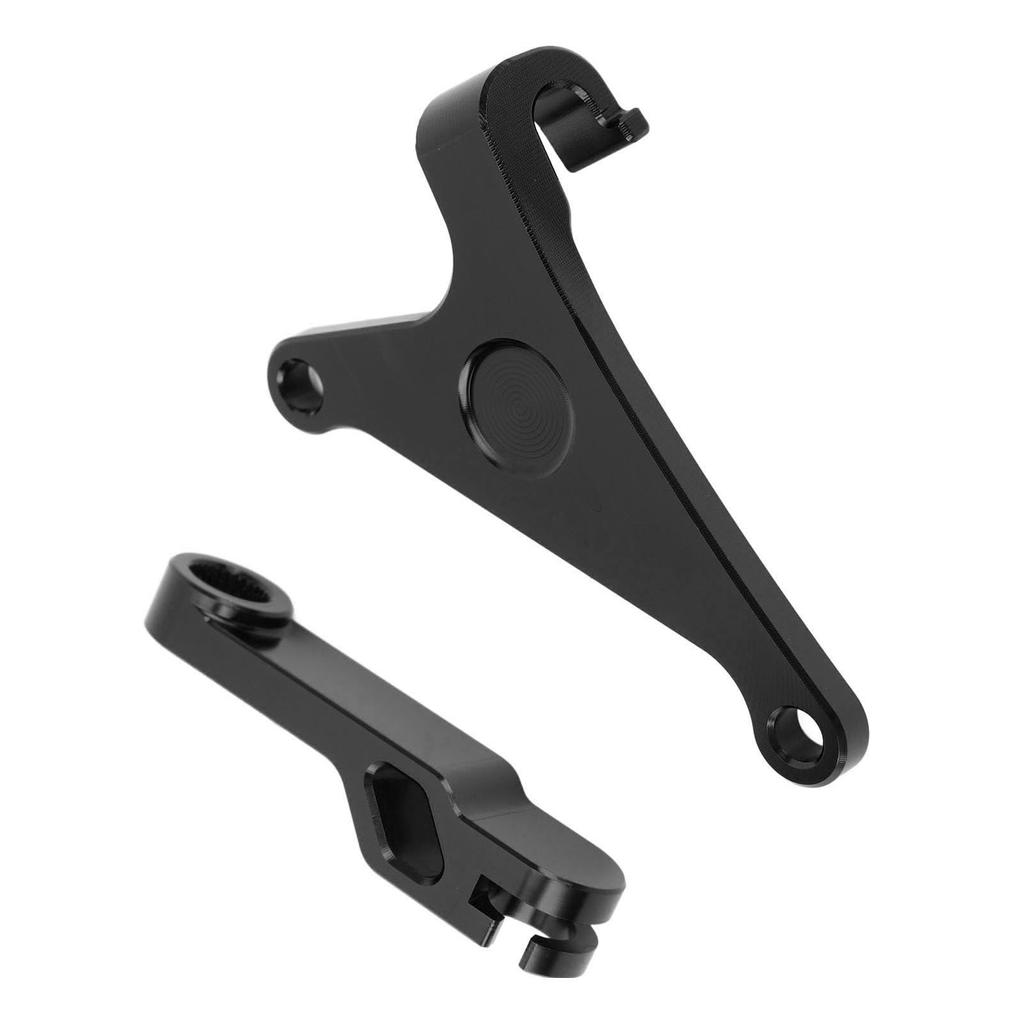 Clutch Arm Extension Lever Bracket for Aluminum Alloy Clutch Arm Lever Bracket for Tenere 700 XTZ700 MT-07 2018-2022, 2019-2024 (Black)